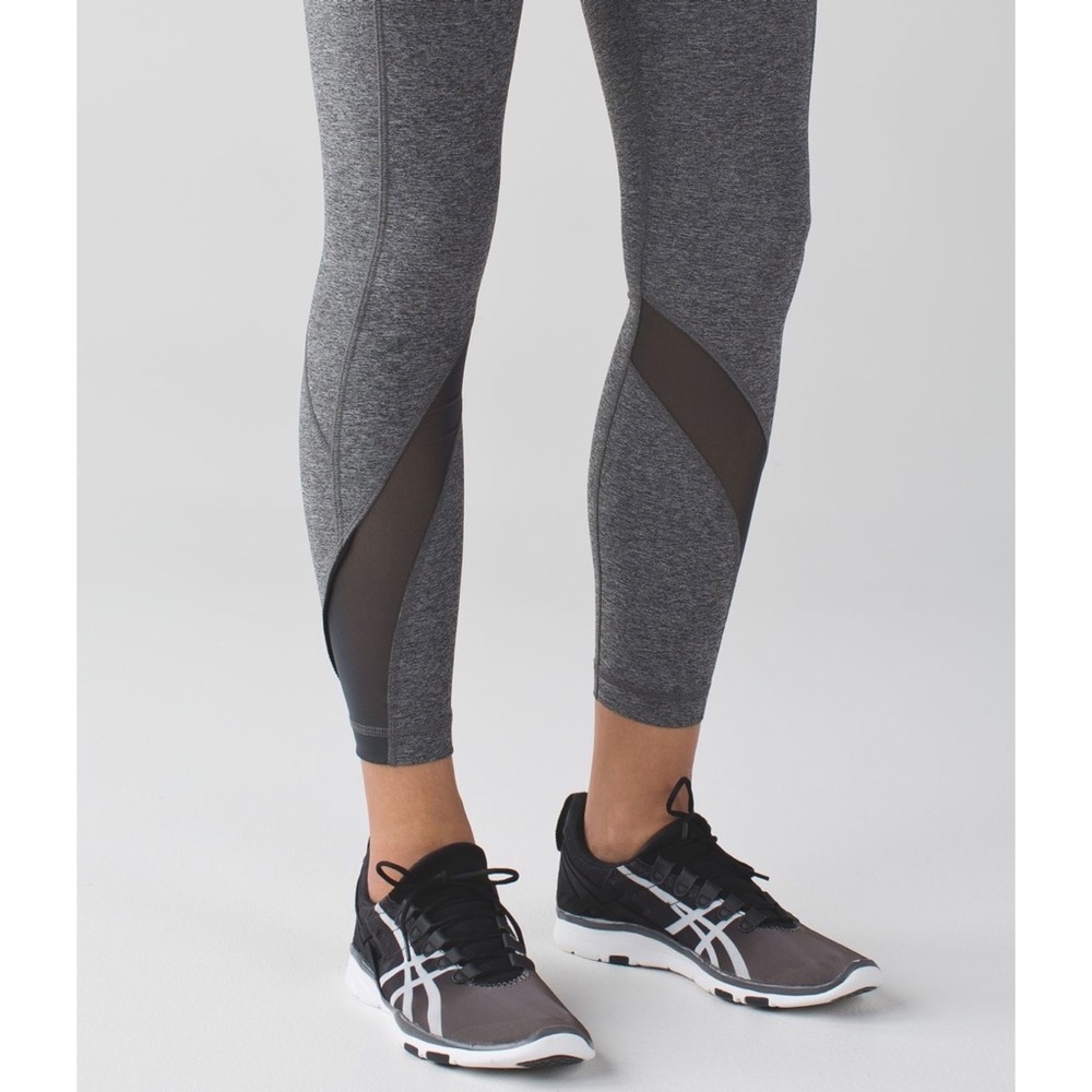 Lululemon Inspire Tight Heather Grey Leggings Size 2 - Picture 3 of 14